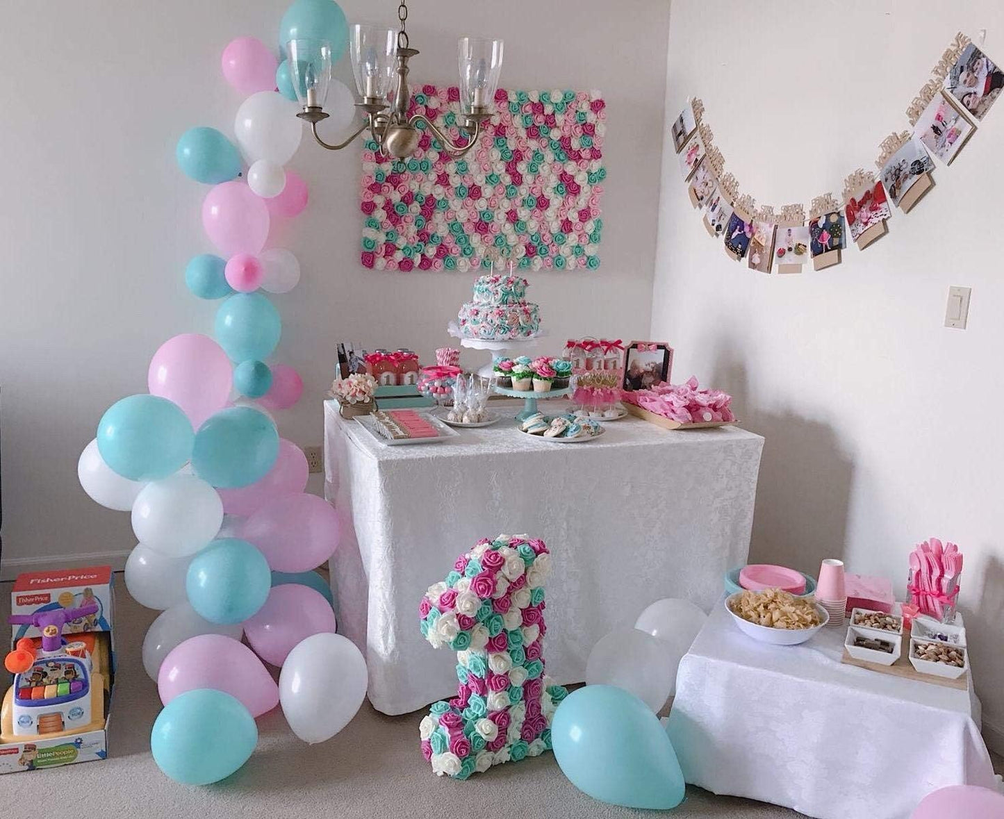 100PCS Real Touch 3D Foam Rose Heads - 3x1.6in for Wedding & Home Decor - White