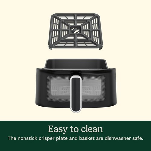 Cuisinart Air Fryer - 6-Quart Large Capacity with 5 Cooking Functions | Stainless Steel & Black