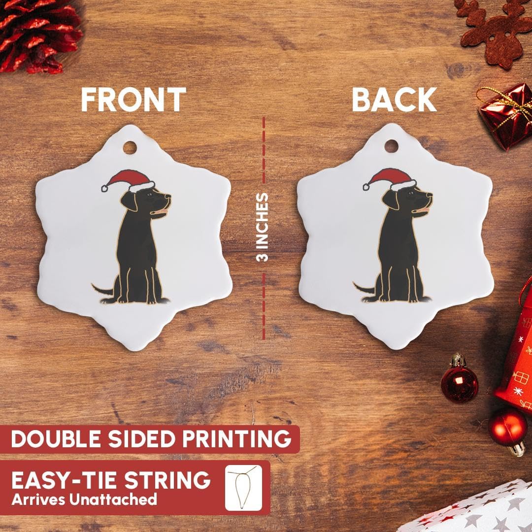 Snowflake Ornament - 3DRose Unique Holiday Decoration, Perfect Gift