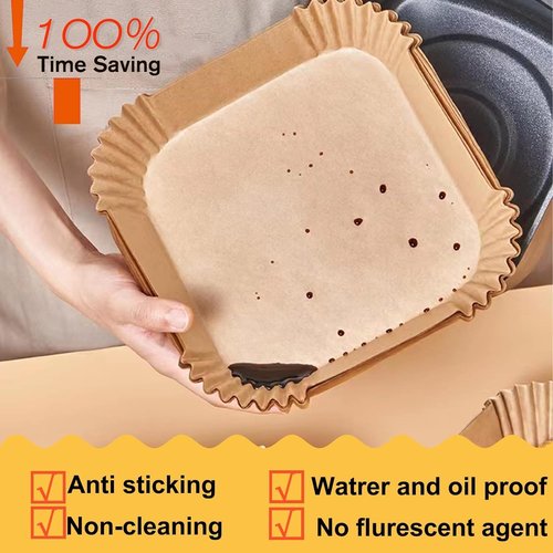 Chefman Air Fryer Liners - Disposable 7-Inch Parchment Paper for 4QT Air Fryers | Perfect Fit for 3-5QT