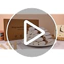 Pre Rolled Bamboo Cutlery Set with Napkins - 100 Pack Eco-Friendly Disposable Utensils