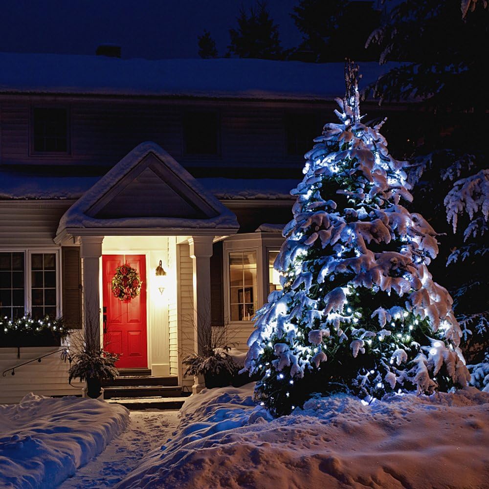 50 LED Battery Operated Christmas Lights - 18ft Waterproof String Lights with 8 Modes & Timer for Indoor/Outdoor Decor