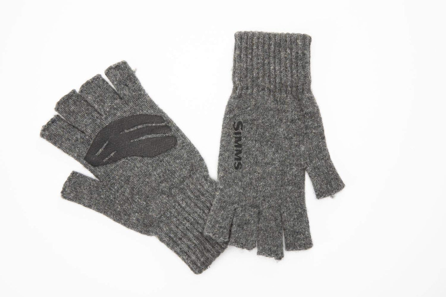 Simms Wool Half-Finger Glove Steel S/M