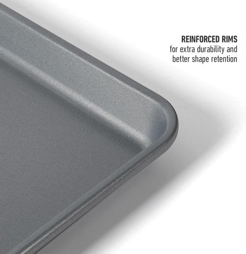 Calphalon Titan Steel Core Nonstick Cookie Sheet - 12 x 17 Inch, Durable & Easy to Clean
