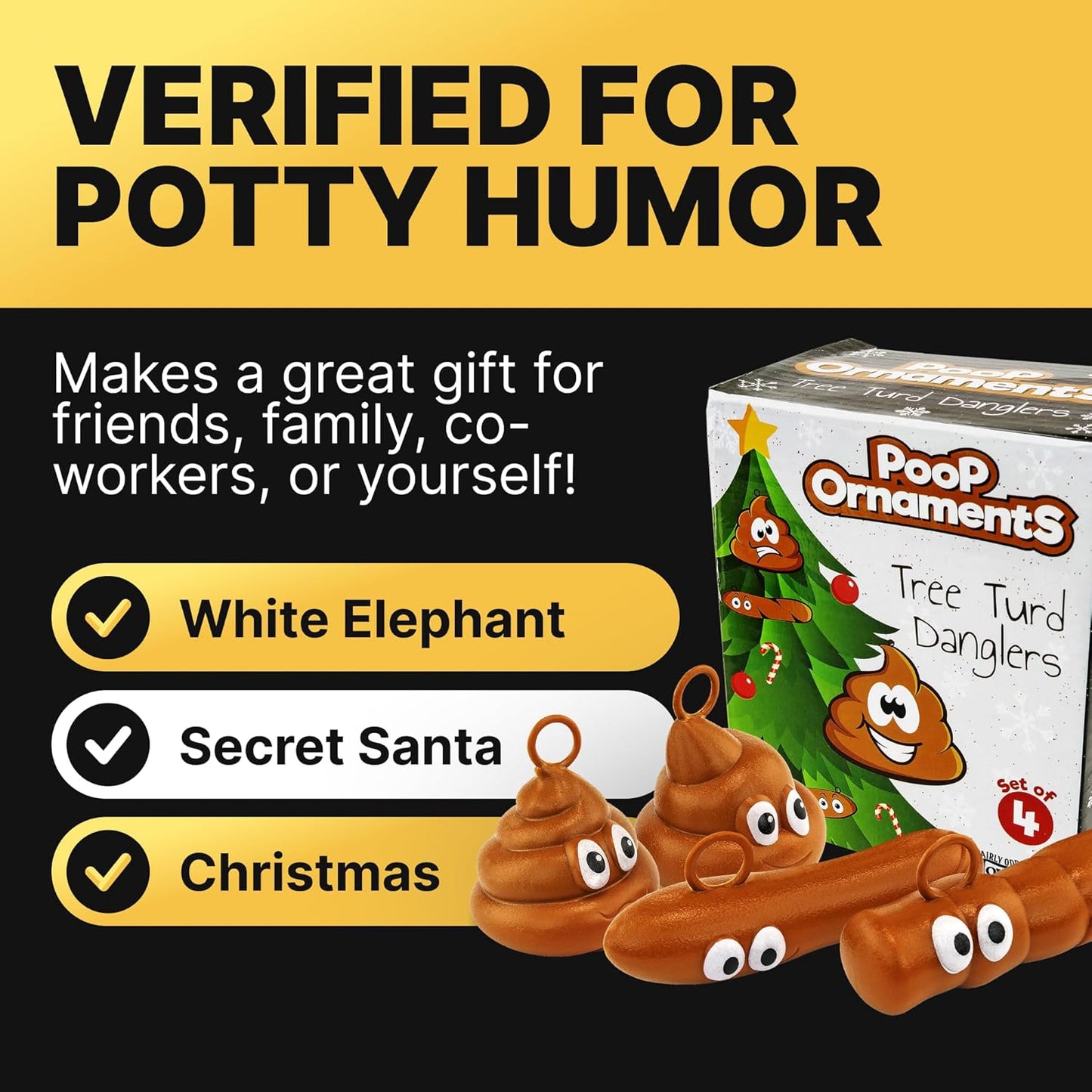 Redneck Plunger Christmas Tree - Funny Toilet Humor Holiday Gift for Adults
