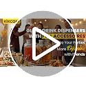 2 Pack Glass Drink Dispensers 1 Gallon with Stainless Steel Spigot & Filter - Leakproof for Parties