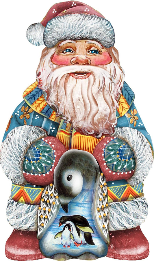Loving Embrace Santa Christmas Ornament - G. Debrekht Handcrafted Decor