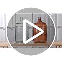3 Gallon Glass Fermentation Carboy Set with Silicone Stopper and Handle - Homebrew Water Jug