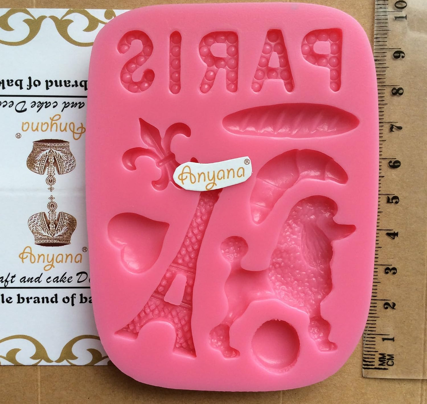 3D Greek Marble Column Cake Mold - Fondant & Gumpaste Pillar for Cupcake Decorating