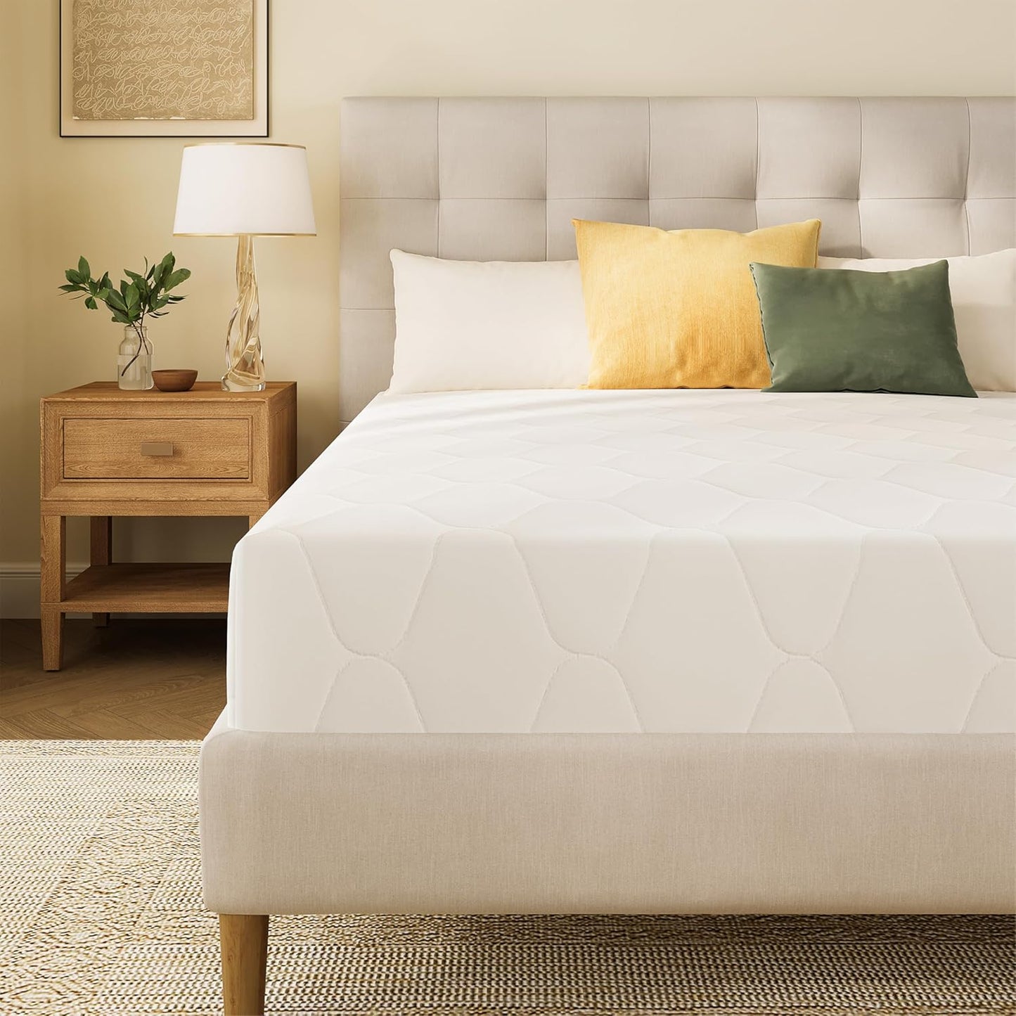 Skiennix 6 Inch Memory Foam Mattress - Medium Firm Support, Pressure Relief, Fiberglass Free, CertiPUR-US Certified