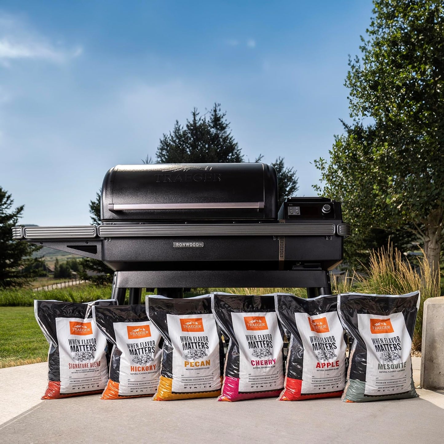 Traeger Grills 100% All-Natural Wood Pellets - Signature Blend for Smokers & Grills | 18 lb Bag