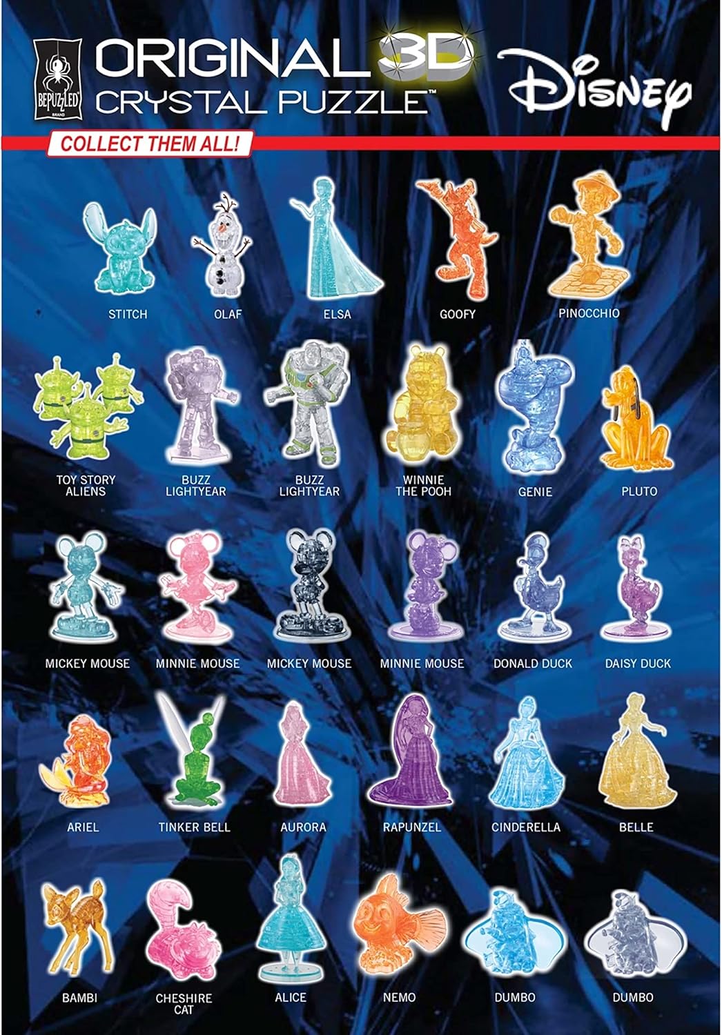BePuzzled | Snoopy & Woodstock 3D Crystal Puzzle - Engaging Fun for Ages 12+