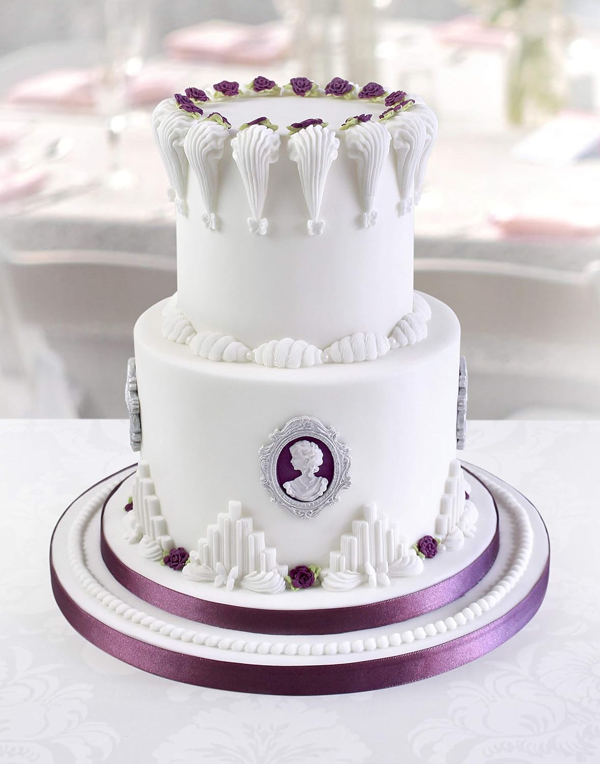 Rope Borders Silicone Mold for Cake Decorating & Crafts - Katy Sue Design