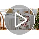 Baccessor Christmas Snowman Table Runner 13x90 Inches Winter Holiday Decor