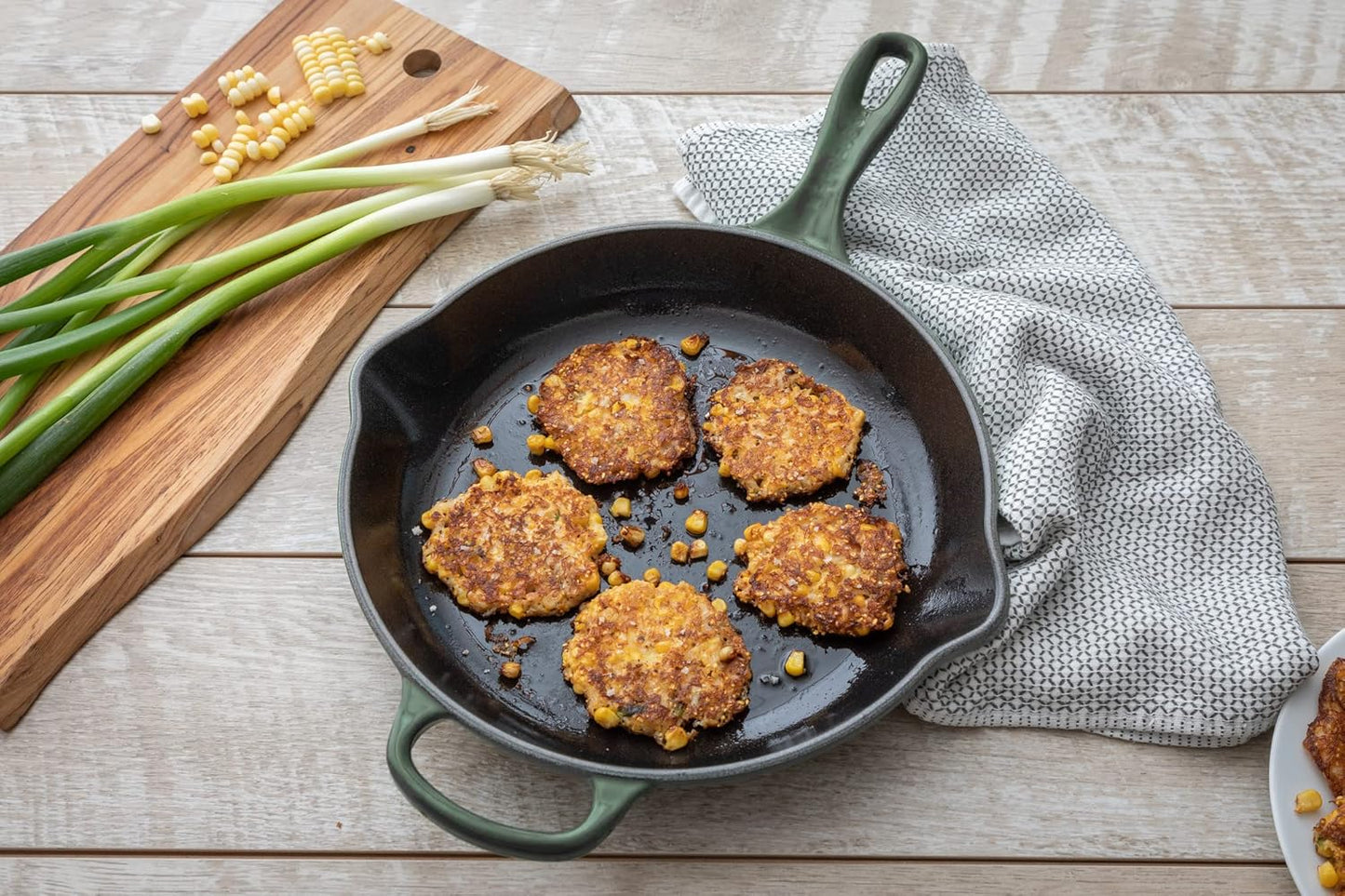 Le Creuset Enameled Cast Iron Cookware Set - 5-Piece, Artichaut Color for Durable Cooking