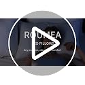 ROUMEA Queen Size Set of 4 Bed Pillows 20x30 Inches Grey - Supportive & Soft