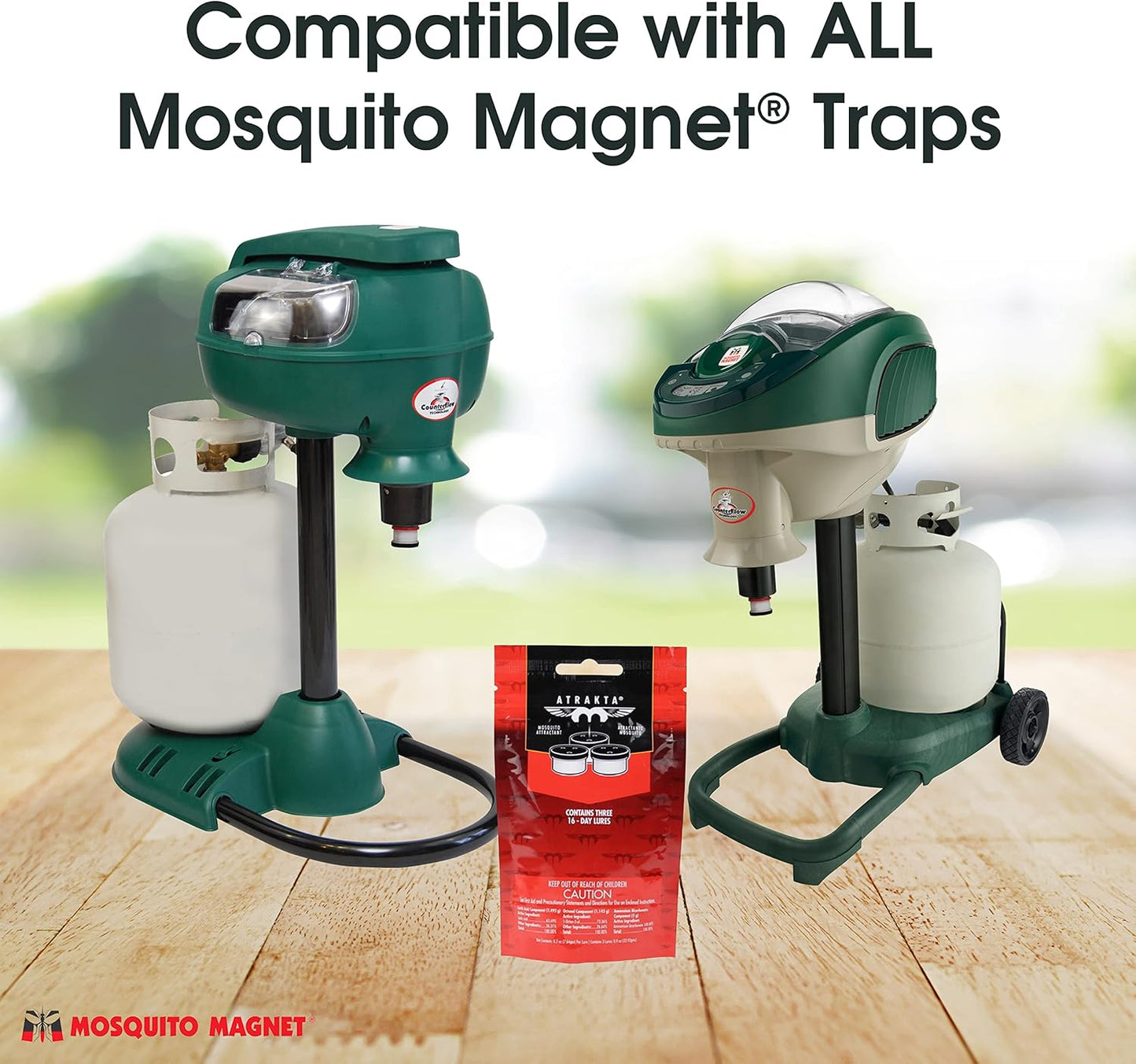Mosquito Magnet ATRAKTA Mosquito Trap Attractant Pods - Enhance Catch Rates - 3 Pack