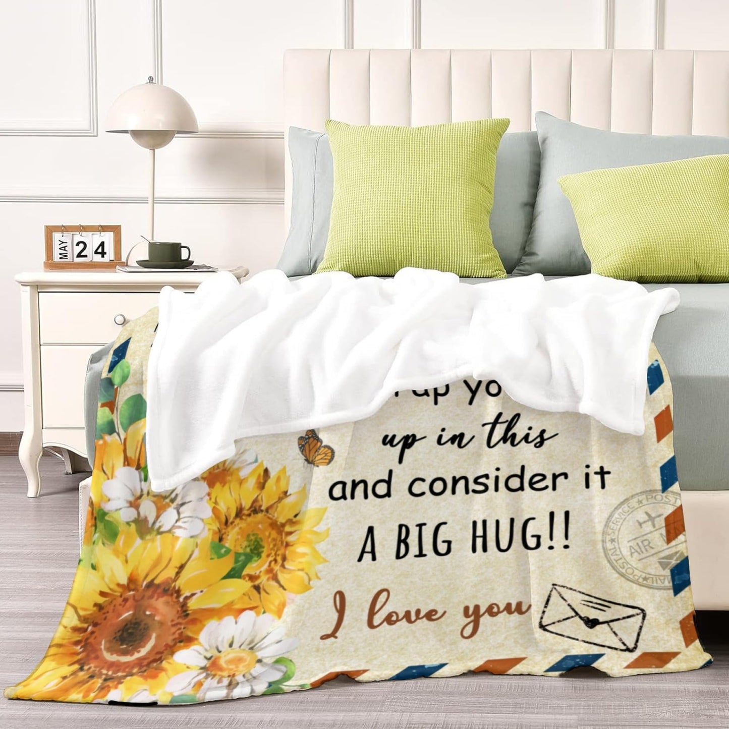 HJKGYHBJ Granddaughter Gifts from Grandma, Granddaughter Gift Blanket, Birthday Graduation Gifts for Granddaughter from Grandparents, Christmas to My Granddaughter Blanket 50''x60''