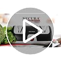 Electric Knife Sharpener 2-Stage with Diamond Abrasives & Precision Guides – Black, Variation of THIS listing