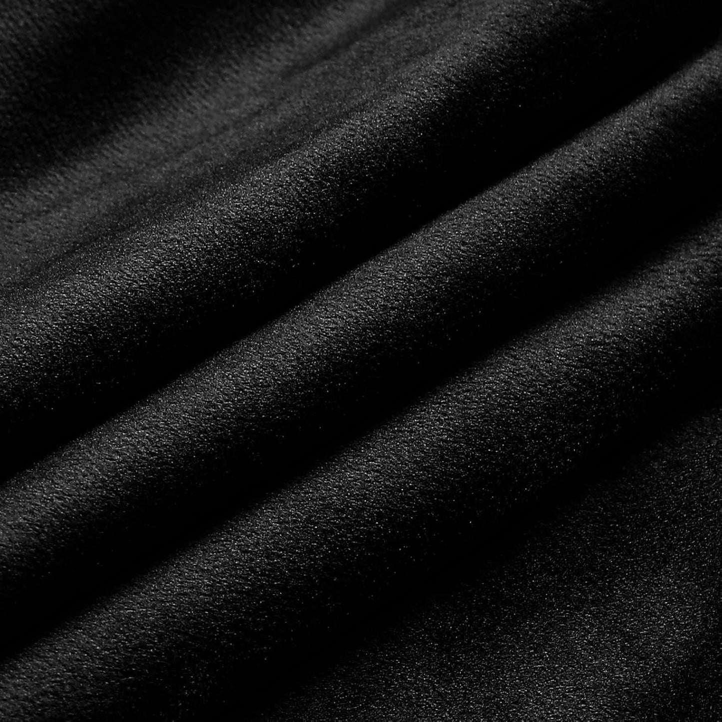 NiNi Decorative Throw Pillow Covers - Velvet Pack of 2 | 12x12 Inch Black Cases for Couch & Bedroom