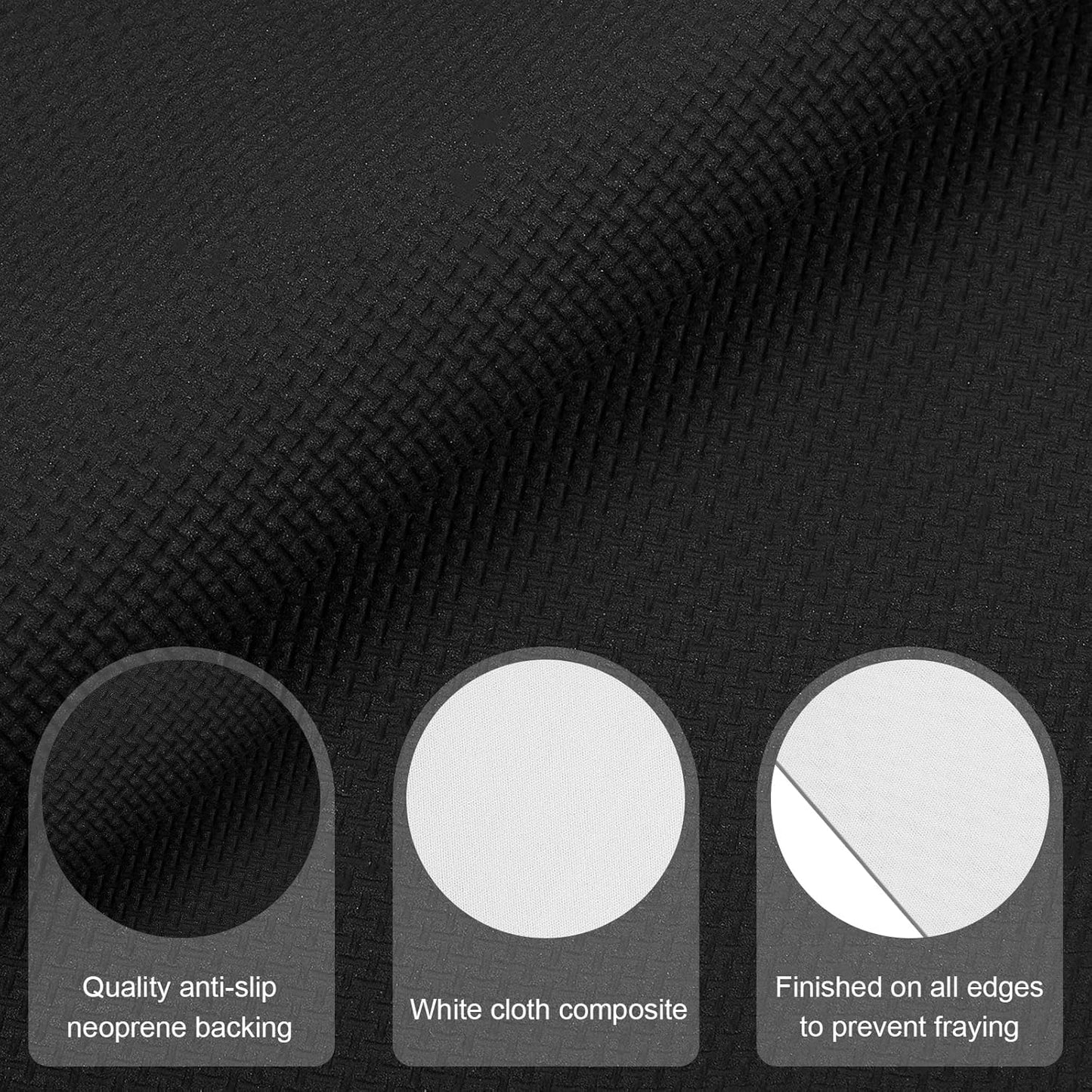 Boao 20 x 2.3 ft Neoprene Carpet Runner Reusable Plastic Floor Runner Non Slip Rubber Backed Rugs for Hallway Aisle Carpet Roll for Wedding Party Decor Prom Business Outdoor(White)