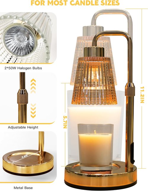 GODONLIF Candle Warmer Lamp - Dimmable with Timer | Perfect Birthday & Housewarming Gift for Women