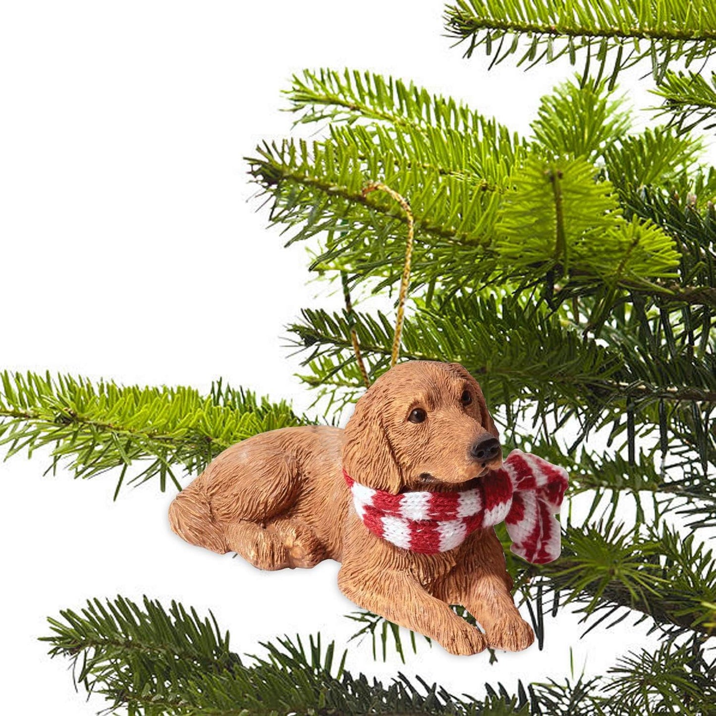 Golden Retriever Christmas Ornament - Sandicast Handcrafted Holiday Decor