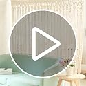 Boho Macrame Curtain Wall Decor 40x80 Inches Handmade Cotton Tapestry