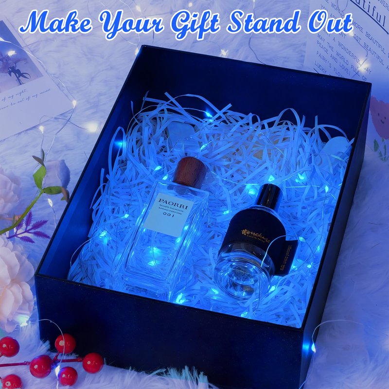 Lakumu 6-Pack Fairy Lights Battery Operated String Lights-7FT 20 LED,Waterproof Silver Wire Firefly Lights for Mason Jars DIY Bedroom Wedding Party Centerpiece Table Decor, Blue