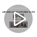 Artoid Mode Grey Snowman Christmas Kitchen Rugs Set of 2 17x29 & 17x47 Inches Seasonal Home Decor