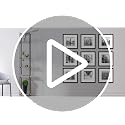 White 16x20 Picture Frame Set of 3 with 11x14 Mat - Modern Wall Display