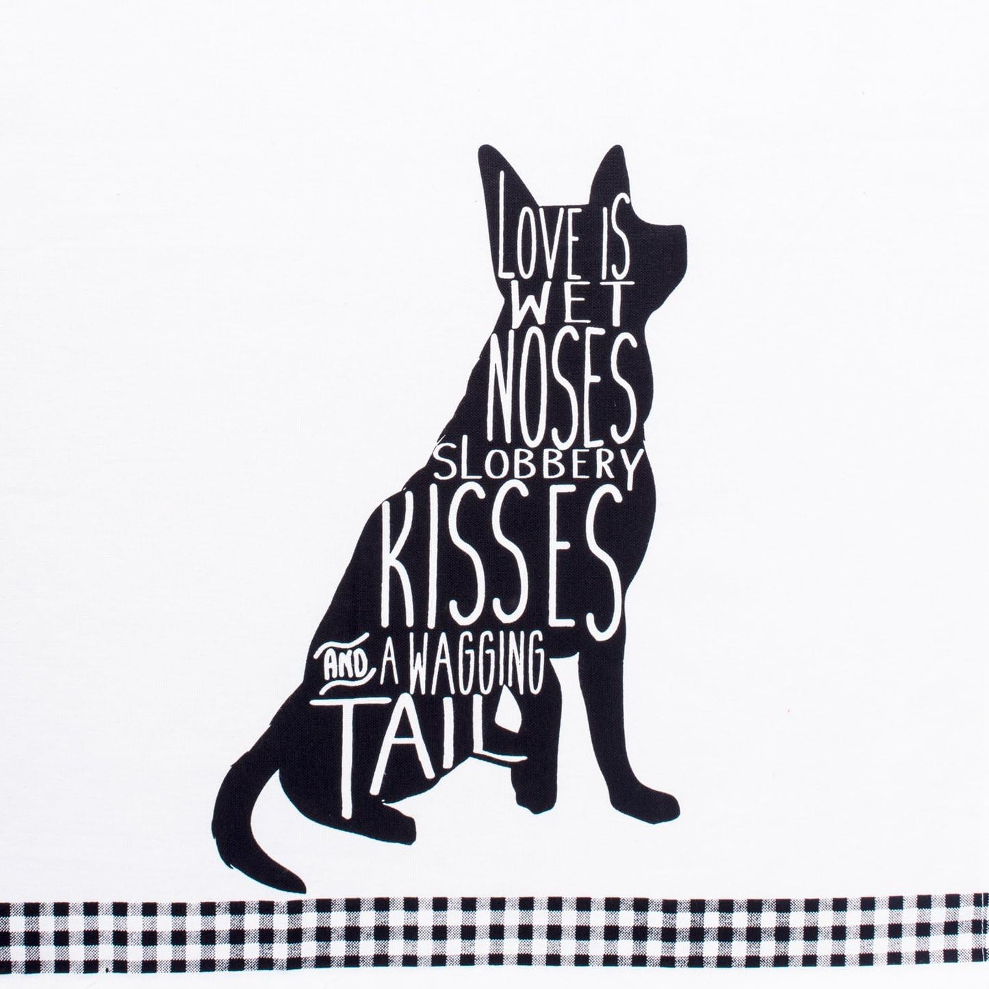 Dog Print Absorbent Dishtowel Set - 3 Count, 18x28 Kitchen Towels for Pet Lovers