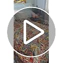 Qucover Multicolor California King Oversized Cotton Quilt Boho Bedspread Set