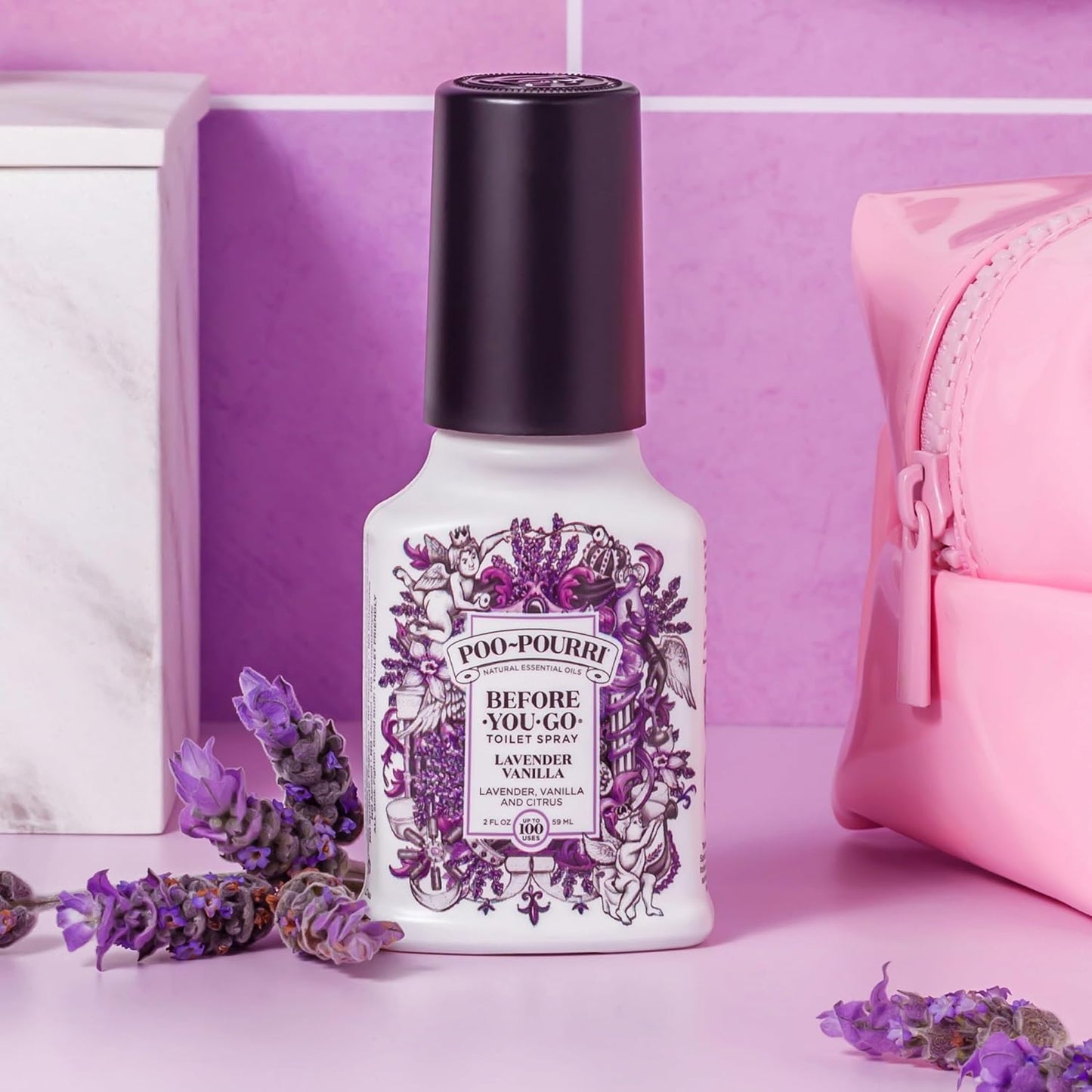Poo-Pourri Before-You-Go Toilet Spray | Travel Essentials 3-Pack - TSA Approved, 0.34 Fl Oz Each, Odor Eliminator with Essential Oils
