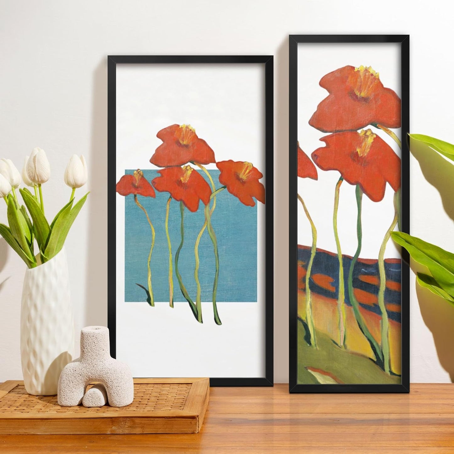 LaVie Home 8x24 Panoramic Picture Frame - Classic Black Design with HD Plexiglass | 2-Pack