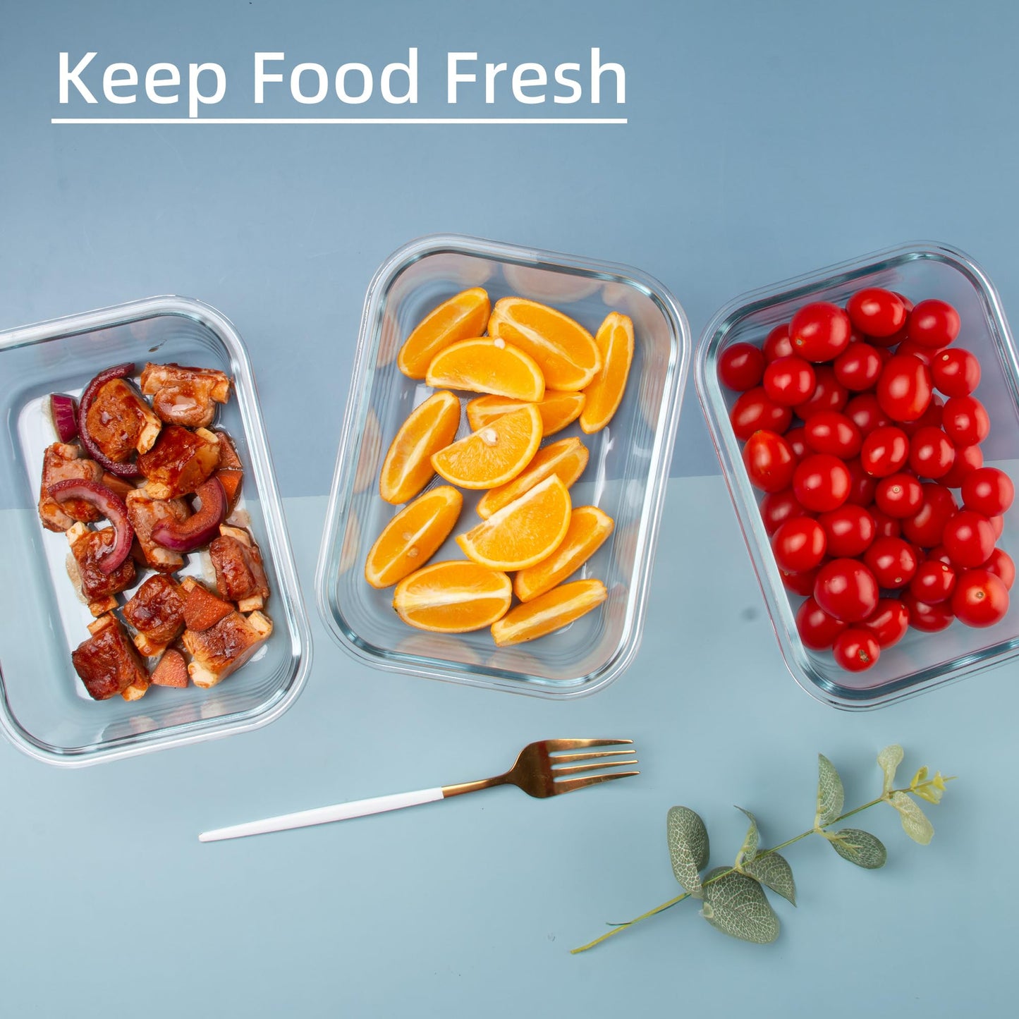 CZUMJJ Glass Meal Prep Containers with Lids(5 Pack, 34oz), Glass Food Storage Containers for Lunch at Work, Leak-proof Food Containers, Microwave/Dishwasher Safe