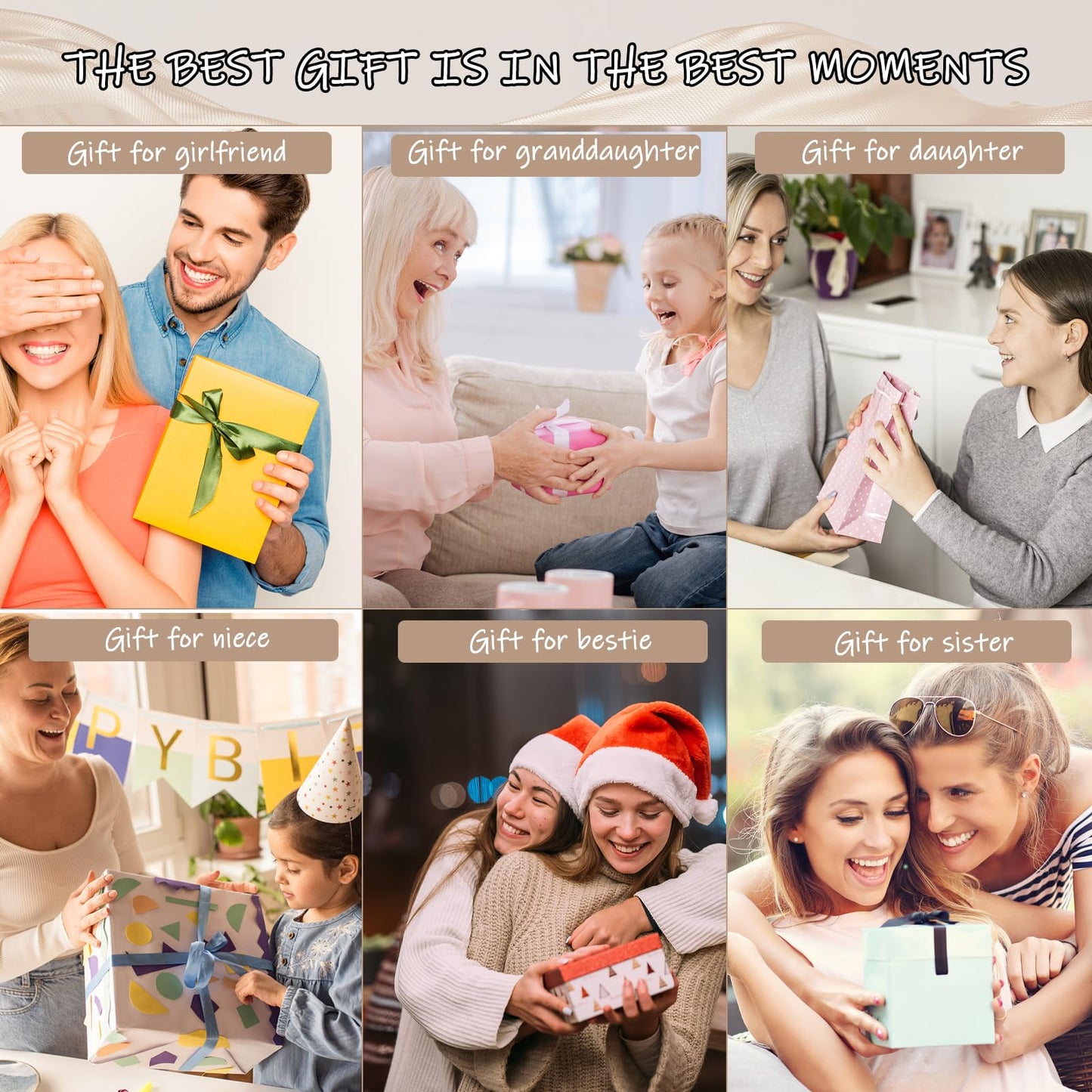 Gifts for Teenage Girls, Teen Girl Graduation Gift for 10 11 12 13 14 15 16 17 Year Old, Tween Girl Gift Ideas, Daughter, Sister Birthday Gift, Satin Pillowcase, Satin Eye Mask and Hair Accessories