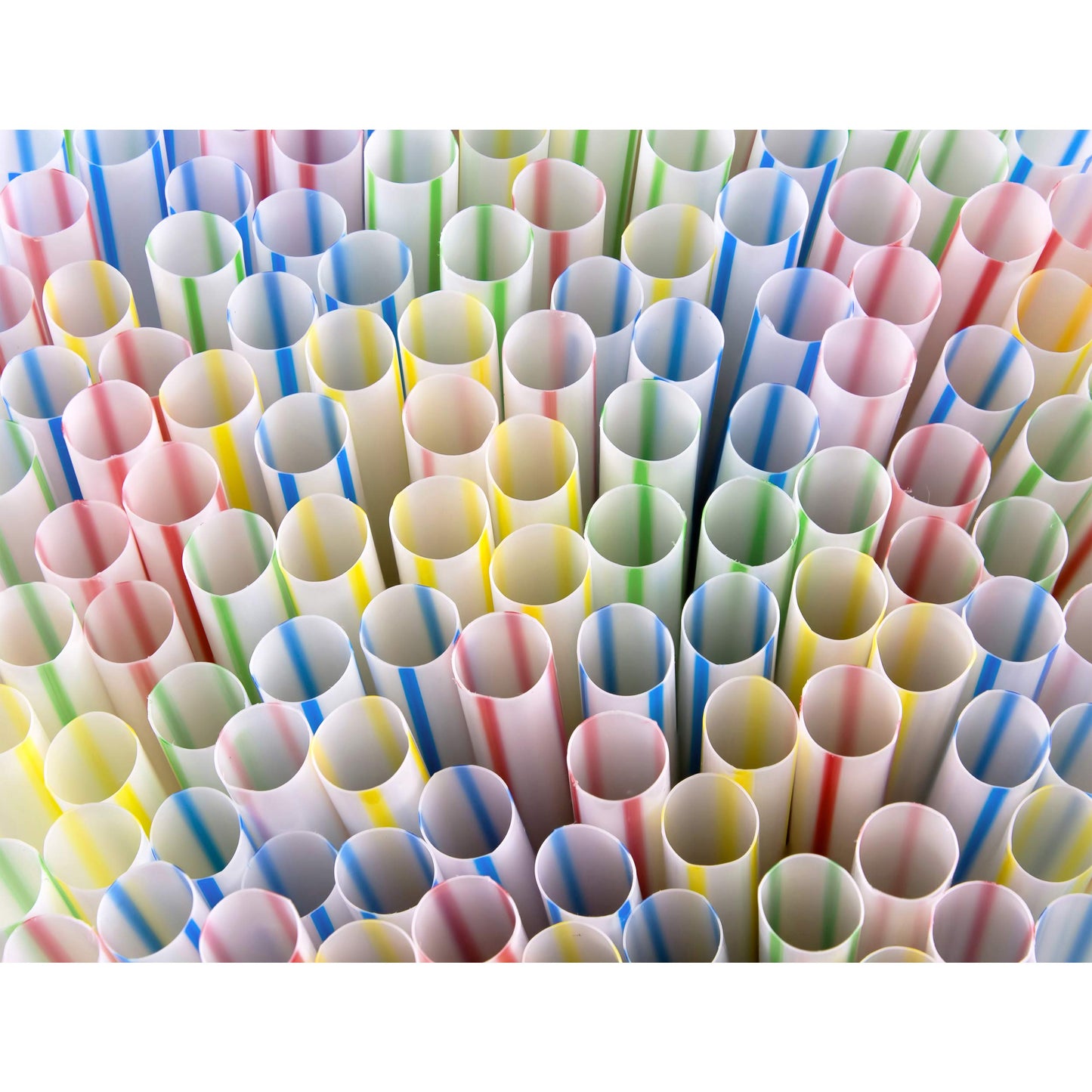 Flexible Plastic Straws Colored BPA-Free Disposable Bendy Straw 8" Long (200 Pack, Colorful)