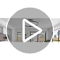 20-Inch Ceiling Fan with Lights and Remote - Black Low Profile Modern Flush Mount