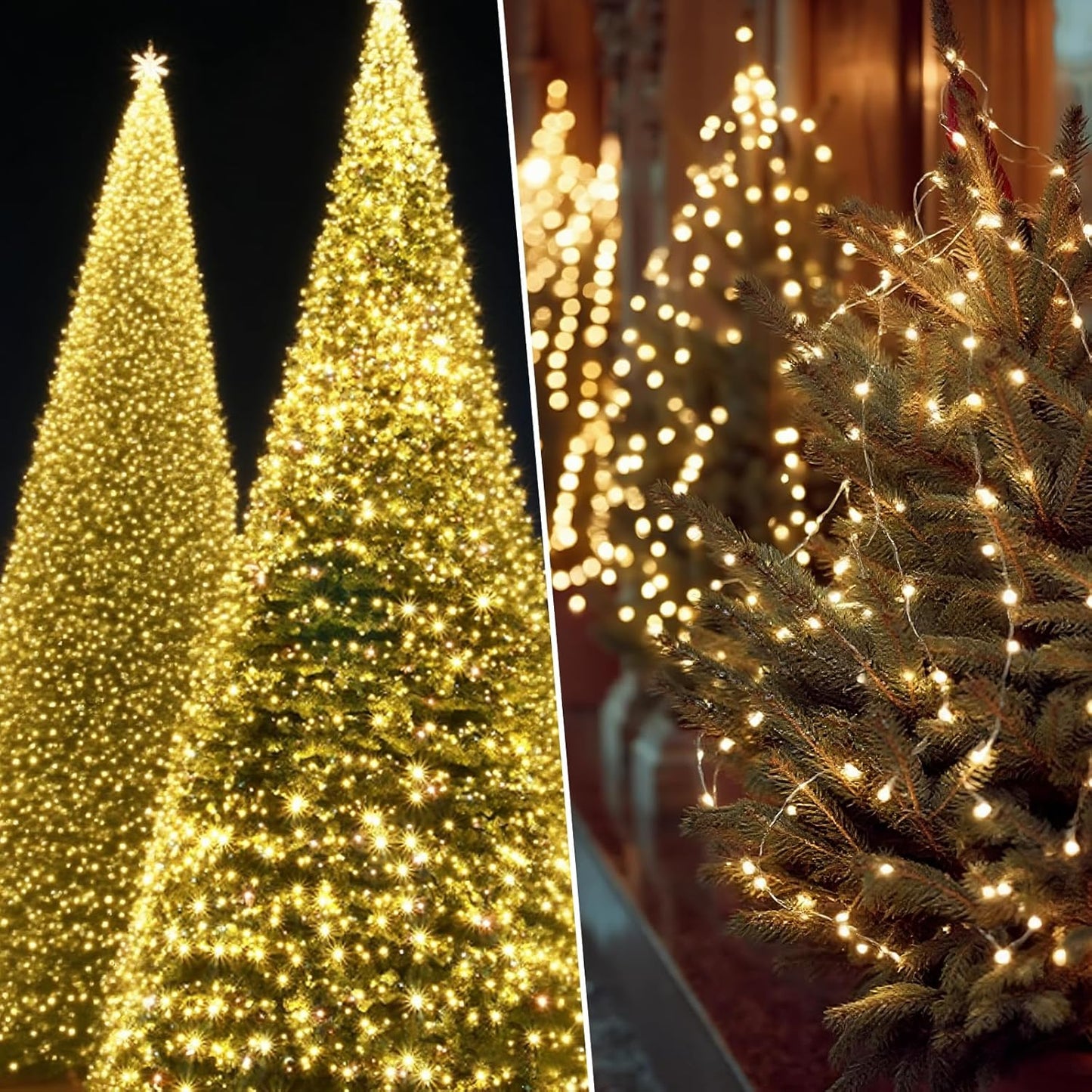 Twinkle Fairy Lights - 33ft 100 LED Waterproof String Lights with Remote & Timer | Warm White for Bedroom, Party & Christmas Decor