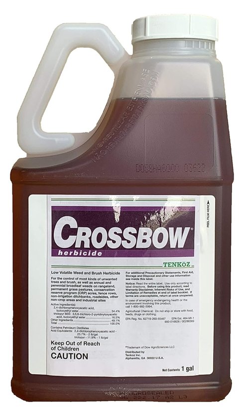 Crossbow Herbicide - Effective Brush Killer for Weeds - 1 Gallon Size