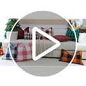 OTOSTAR Pack of 2 24x24 Inch Black and Red Gingham Buffalo Check Pillow Covers Linen Christmas Tartan Farmhouse Decor