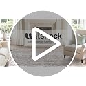 Dusty Blue-Gray Floral Area Rug 9x12 Non-Slip Water-Resistant Carpet