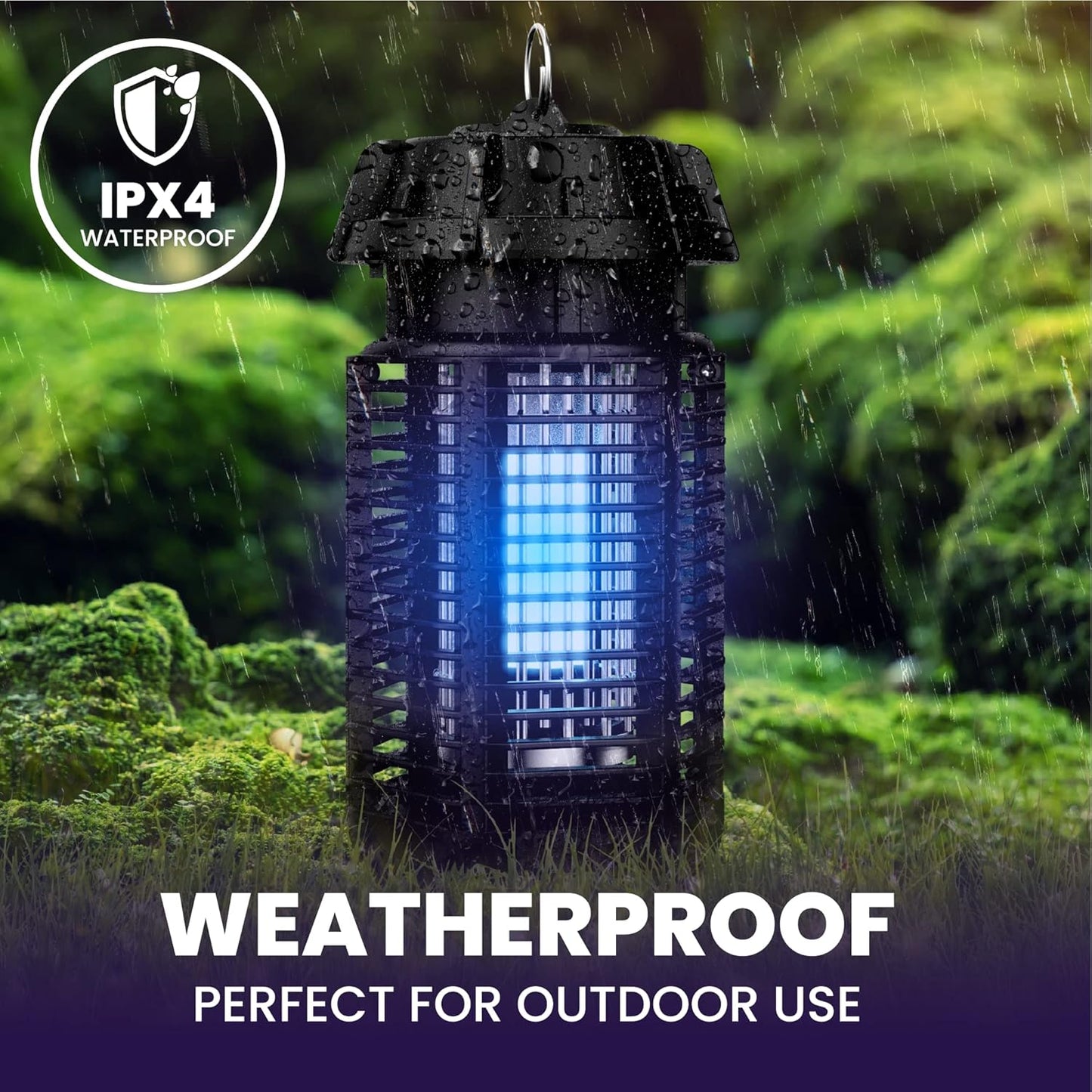 LiBa Electric Bug Zapper - Powerful 4000V Indoor & Outdoor Insect Killer | 20W Bright, Waterproof Design