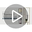 Brightech Maxwell Black Floor Shelf Lamp with LED Bulb, Corner Display & Smart Compatibility