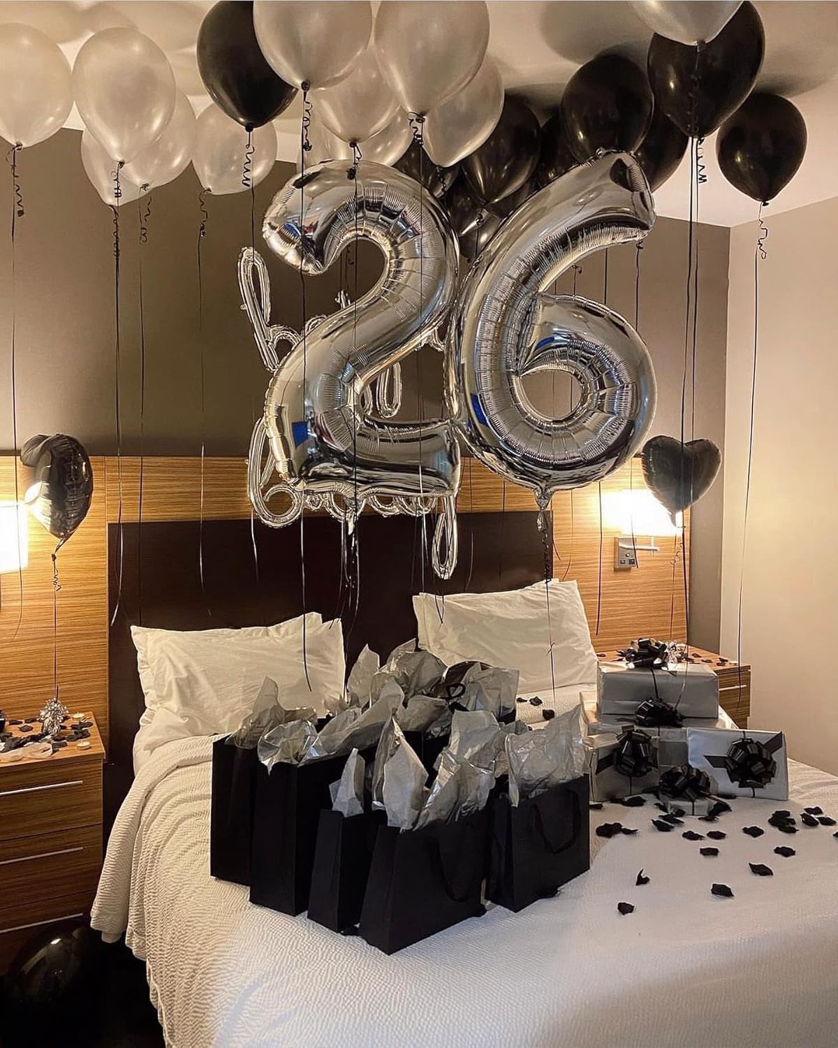 Silver Number 9 Balloon - 40 Inch Giant Foil Balloon for 9th Birthday Party Decorations