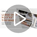 26 Pack Large Clear Drawer Organizer Bins - Versatile Kitchen, Bathroom & Office Storage