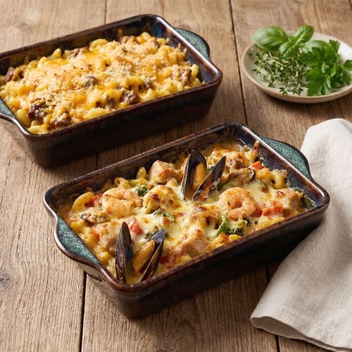 **Regine Switzerland Ceramic Casserole Baking Dish - 2 Quart Oven Safe Bakeware | Durable Lasagna Pan, 10 x 8 Inch**