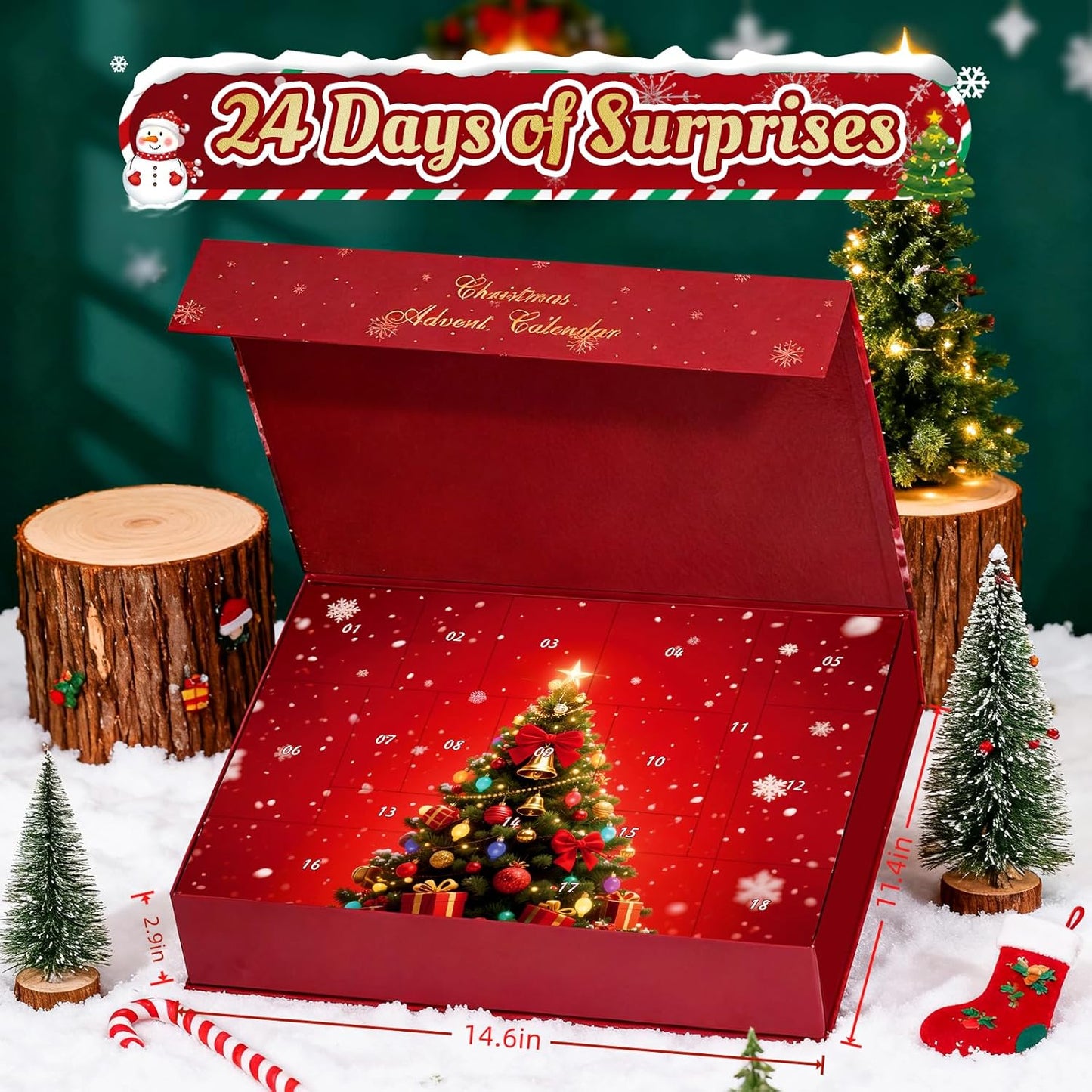 Regine Switzerland Beauty Advent Calendar 2025 - 24 Days of Makeup & Skincare Gifts for Women & Teens