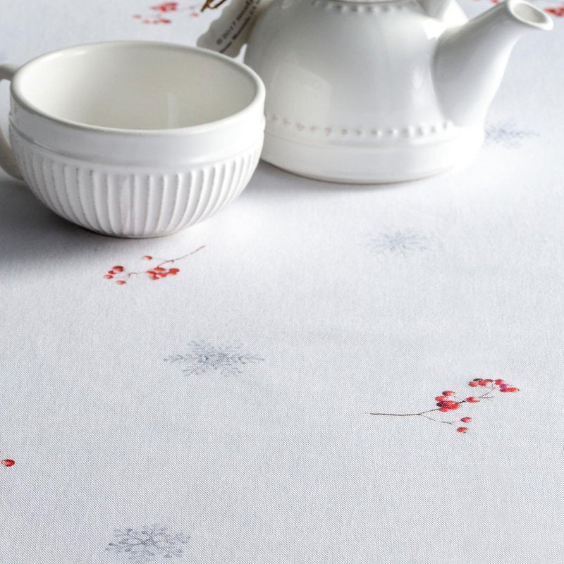 Maison d' Hermine Table Cloth Rectangle Table 100% Cotton 60 x 120 Inches Fall Tablecloth Reusable Everyday Use for Thanksgiving Christmas Decorations Dining Farmhouse Party (Fairy Tale Forest)